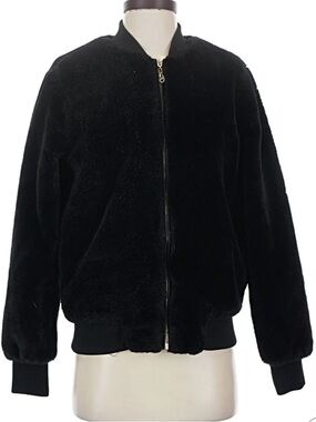 Say What? Women's Black Teddy Jacket